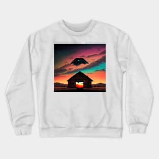 UFO visitation Crewneck Sweatshirt